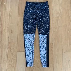Nike Dri-Fit ONE Legend Pant B/W Speckled (S)